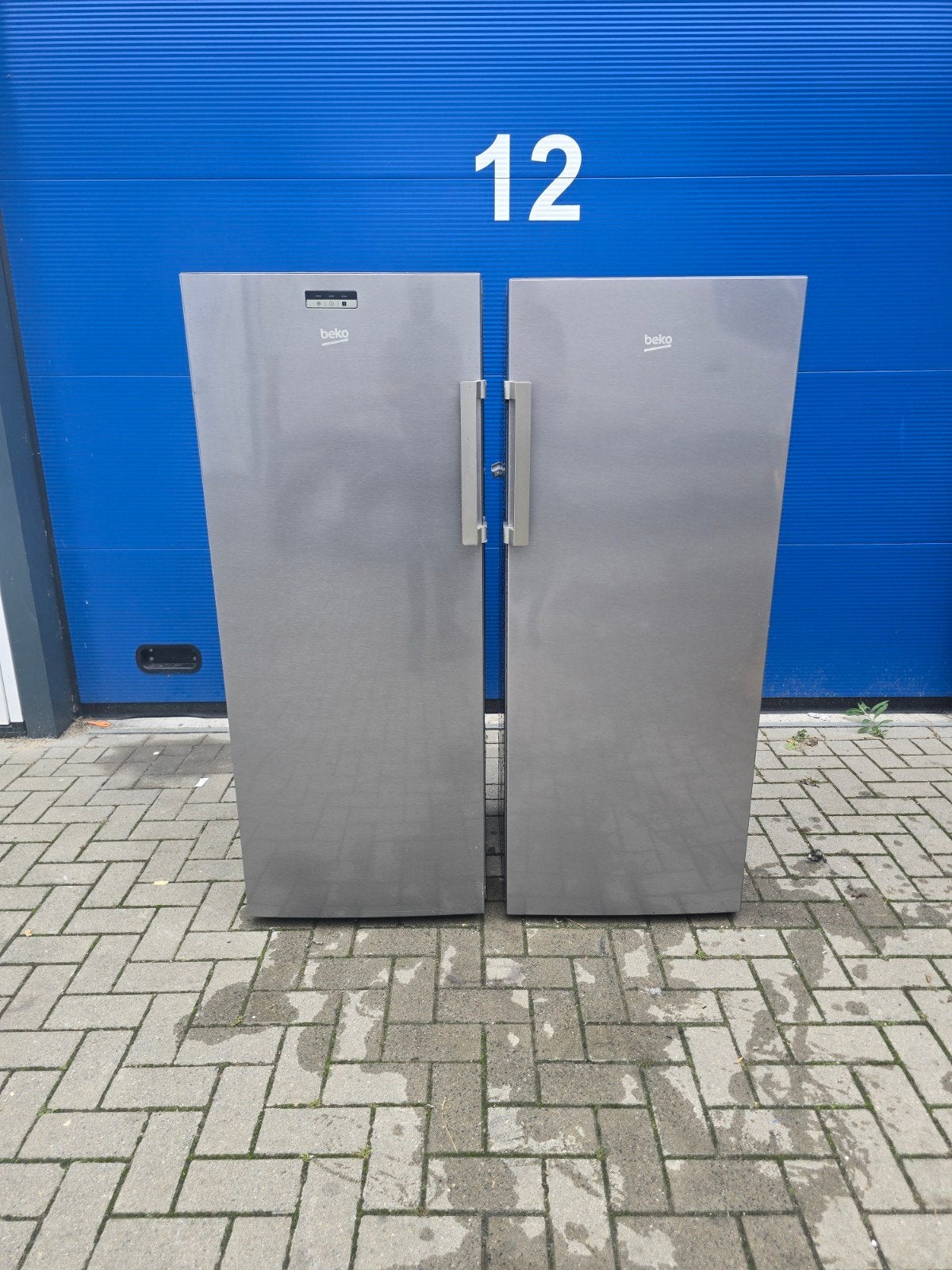 Keurige Beko zilverkleurige koel- en vriesset! Garantie!🚚✅️, Beko, 200 liter of meer, Beko, 60 cm of meer