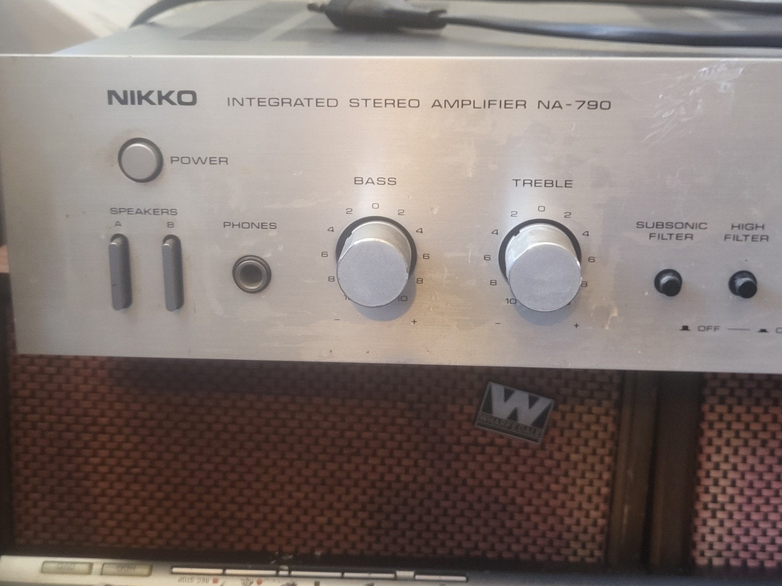 Nikko NA-790 Geïntegreerde Stereo Versterker, Gebruikt, 60 tot 120 watt, Stereo, Ophalen
