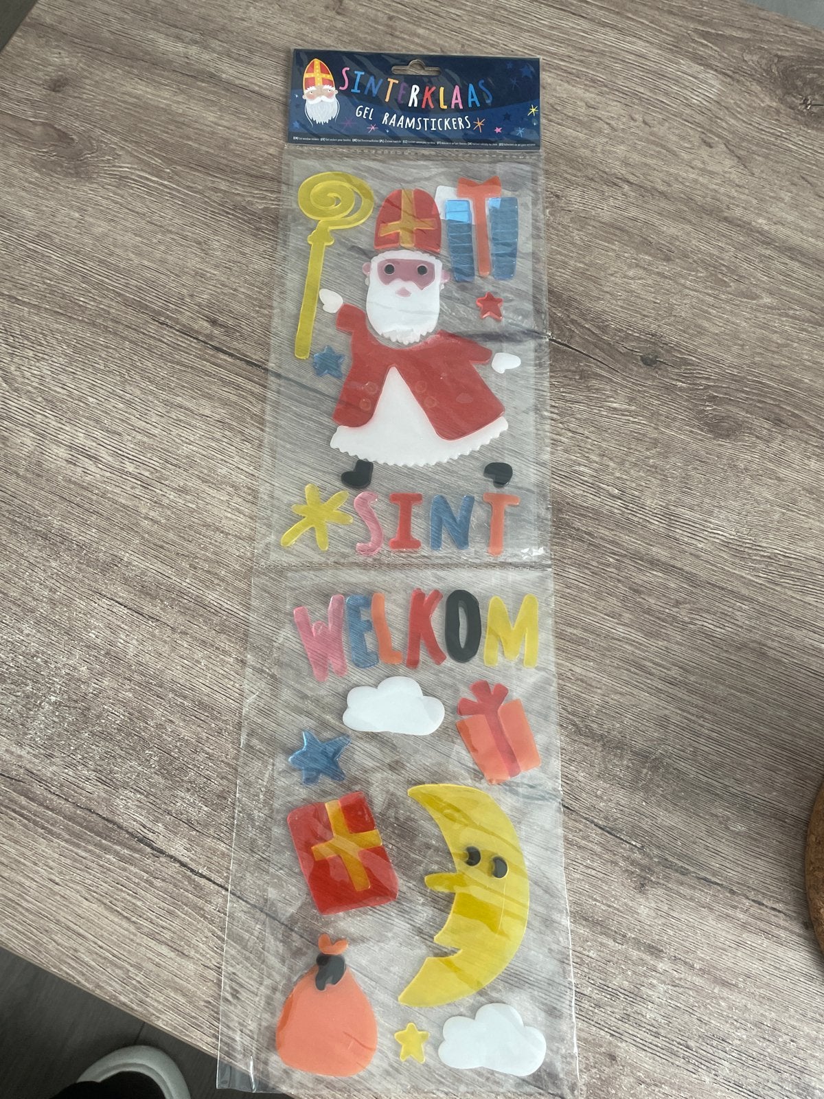 Sinterklaas gel stickers, Ophalen of Verzenden, Nieuw