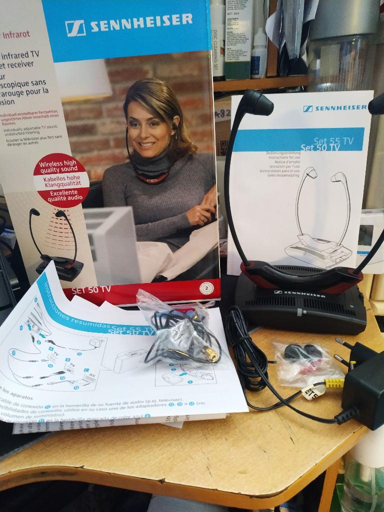 Sennheiser SET 50 TV - Draadloze In-ear Oordopjes, Ophalen of Verzenden, Gebruikt, Sennheiser, Draadloos