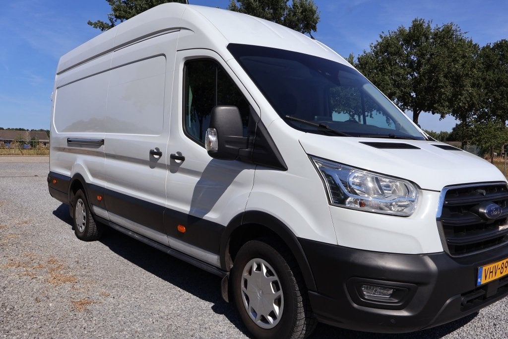 Ford Transit GB 350 L4h3 Tdci 105pk RWD 2021 Wit, Auto's, Voorwielaandrijving, 1995 cc, 4 cilinders, Wit