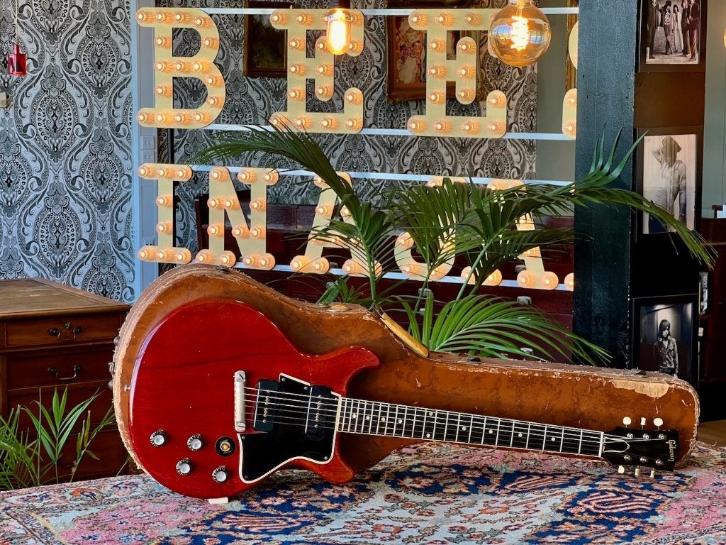 1961 Gibson Les Paul SG Special Cherry DC, Muziek en Instrumenten, Gebruikt, Gibson Inc, Ophalen of Verzenden, Mel@gibson.com