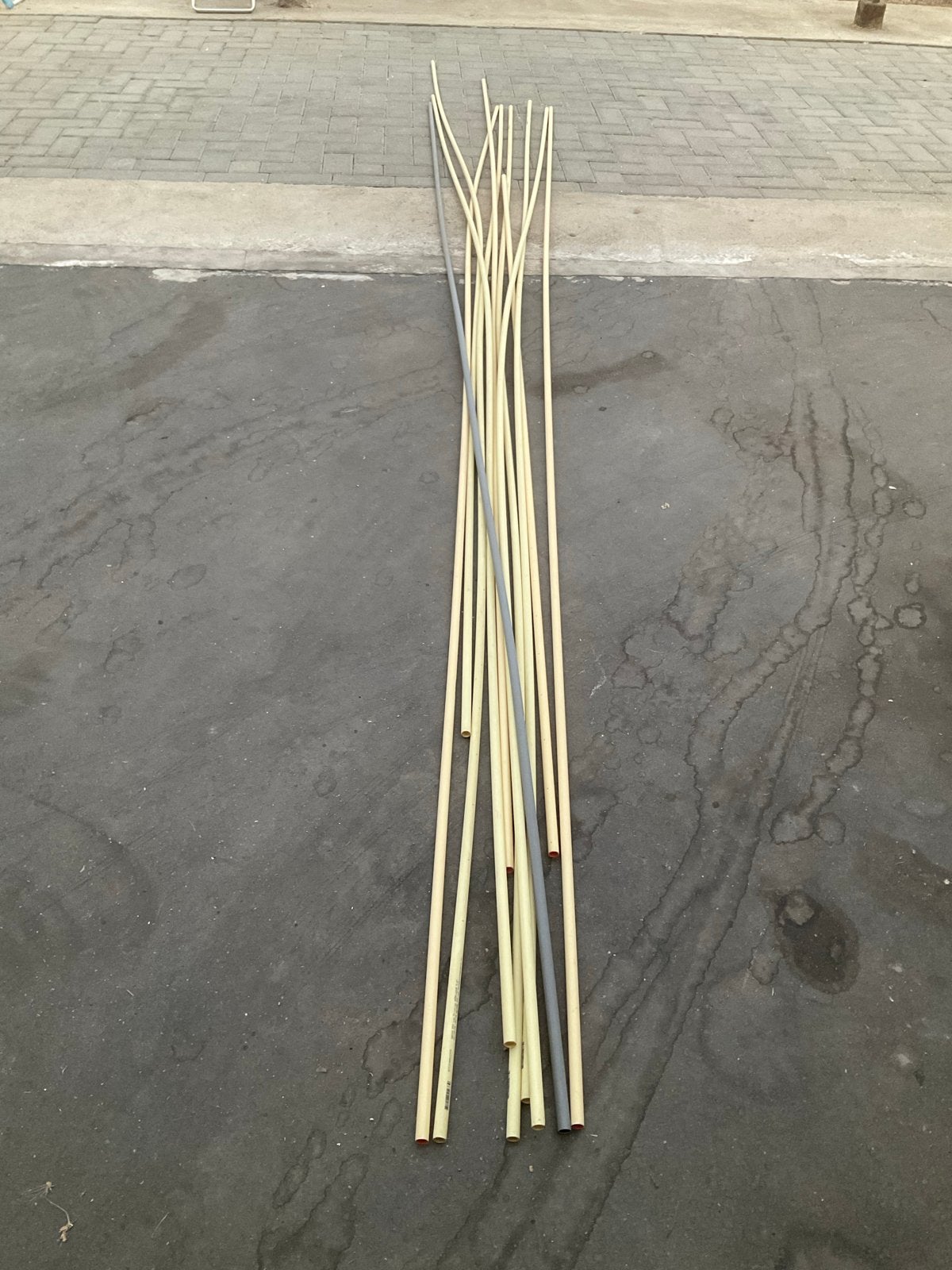 PVC buizen voor diverse toepassingen, Doe-het-zelf en Verbouw, Buizen en Afvoer, Ophalen, Gebruikt, Pvc, 2 tot 4 meter