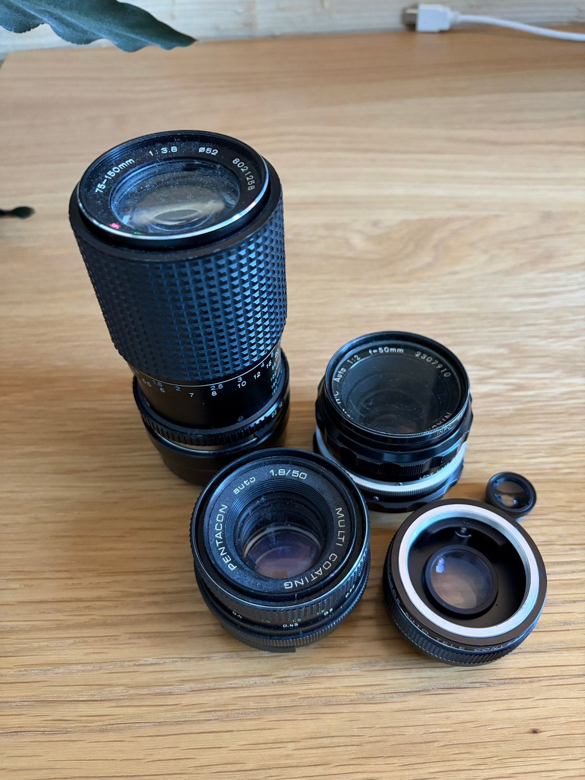Oude collectie lenzen, Audio, Tv en Foto, Fotografie | Lenzen en Objectieven, Ophalen of Verzenden, Gebruikt, Standaardlens, Zoom