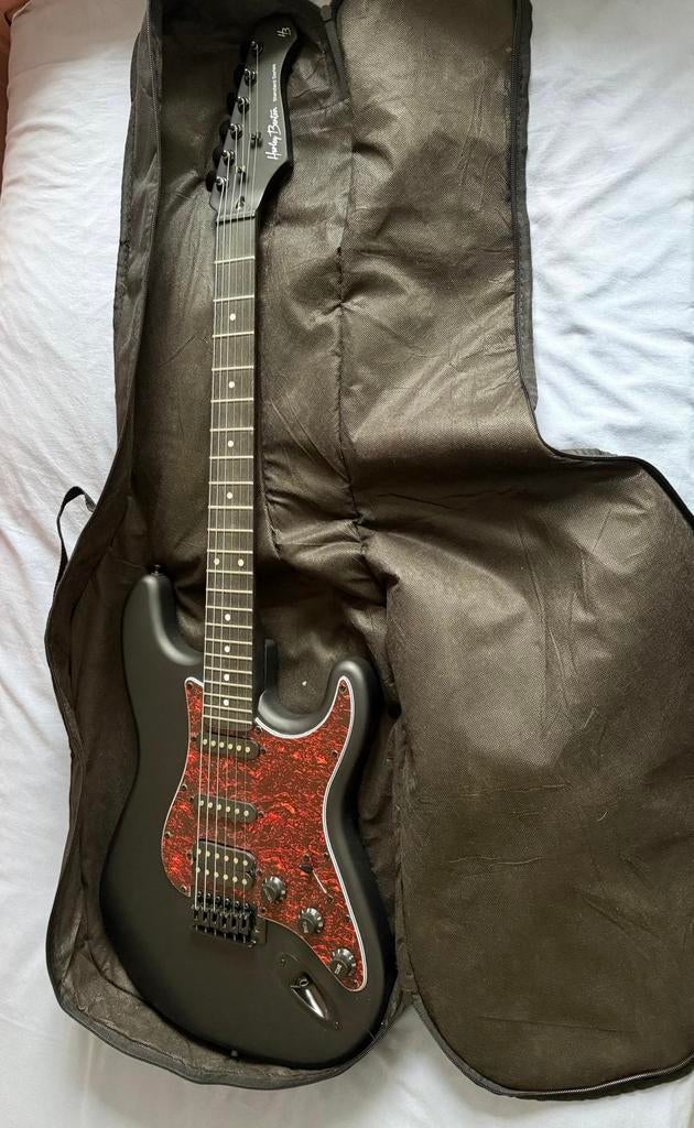 Harley Benton ST-20HSS SBK electrische gitaar NIEUW, Muziek en Instrumenten, Ophalen, Nieuw, Solid body, Overige merken