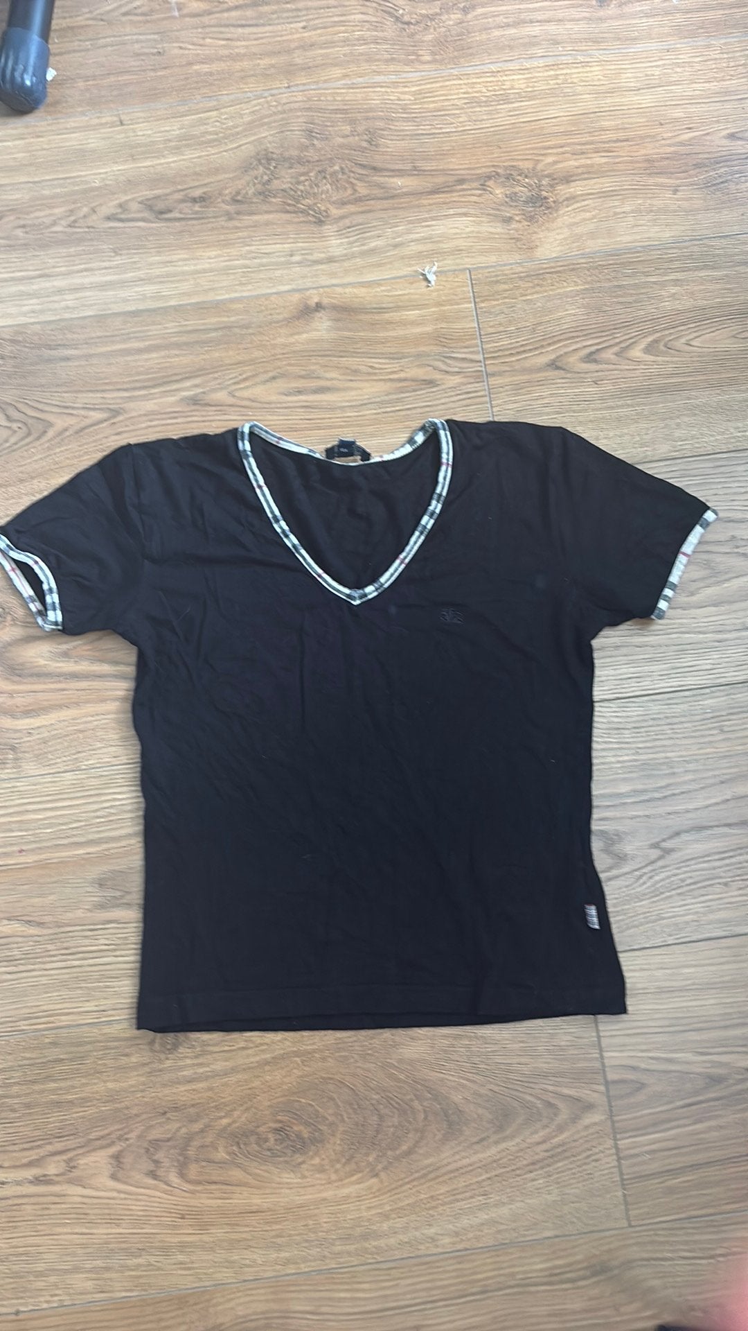 T-shirt Burberry, Zwart, Maat 42/44 (L), Ophalen of Verzenden, Zo goed als nieuw