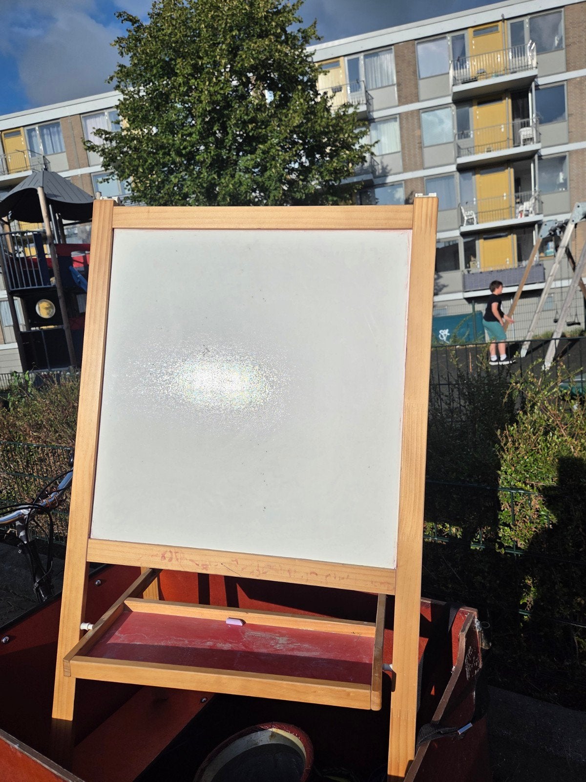 krijtbord, Ophalen, Krijtbord