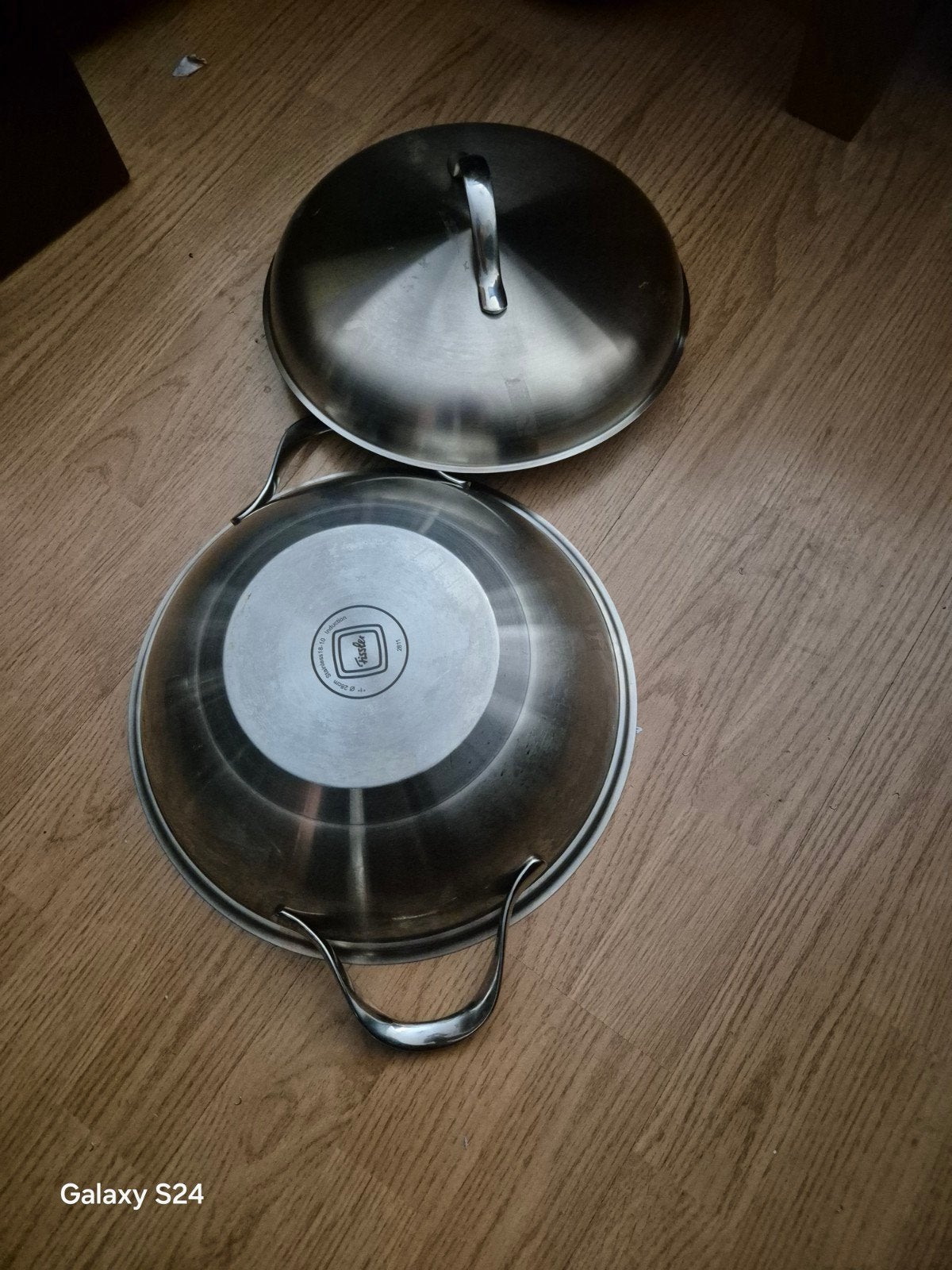 Fissler wokpan 28 cm, Ophalen of Verzenden, Nieuw, Wok