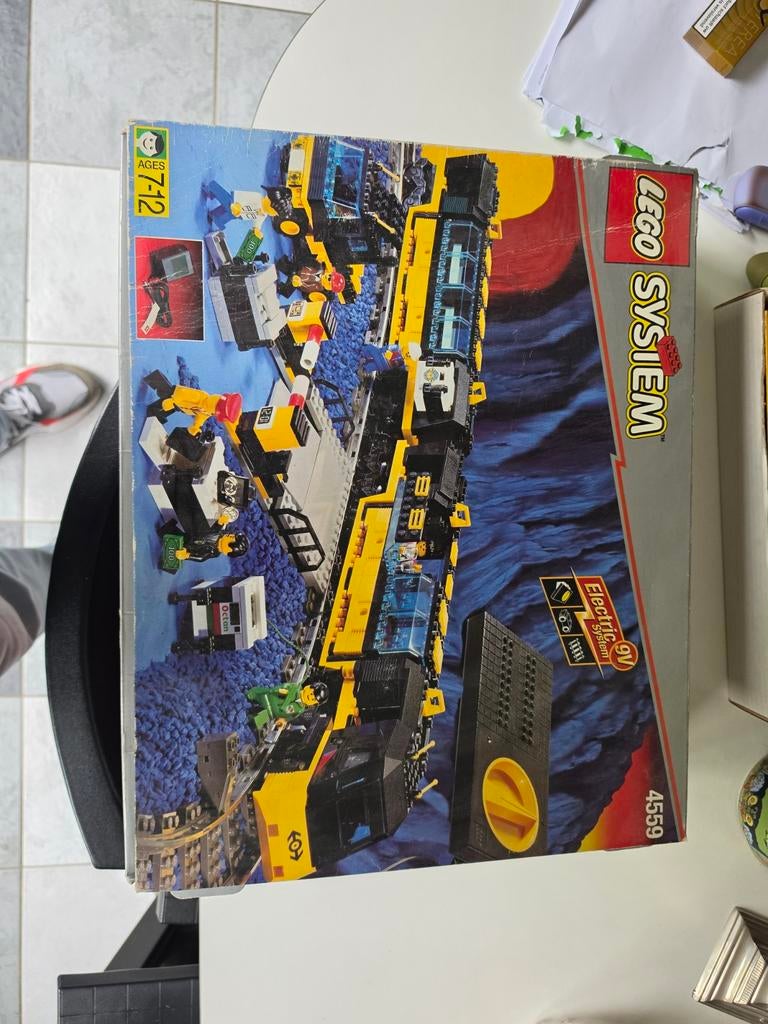 Lego System Trein Electric 9V Systeem - Set 4559, Gebruikt, Overige thema's, Ophalen of Verzenden, Complete set