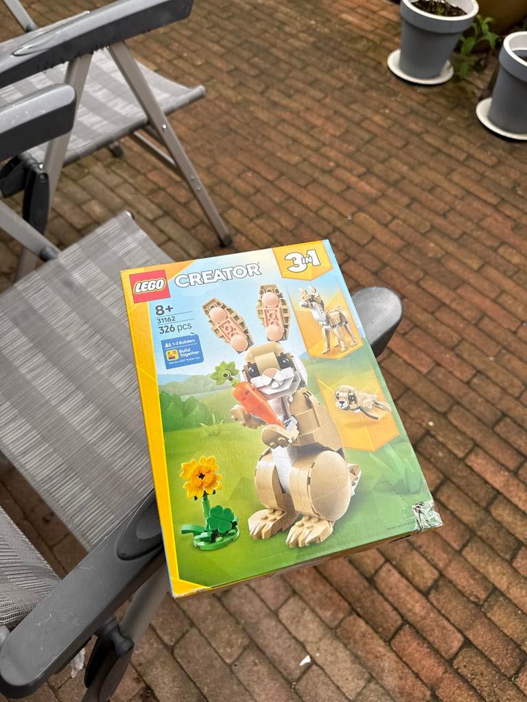 LEGO Creator 3-in-1 Konijn - Nieuw (doos beschadigd), Ophalen of Verzenden, Nieuw, Overige merken