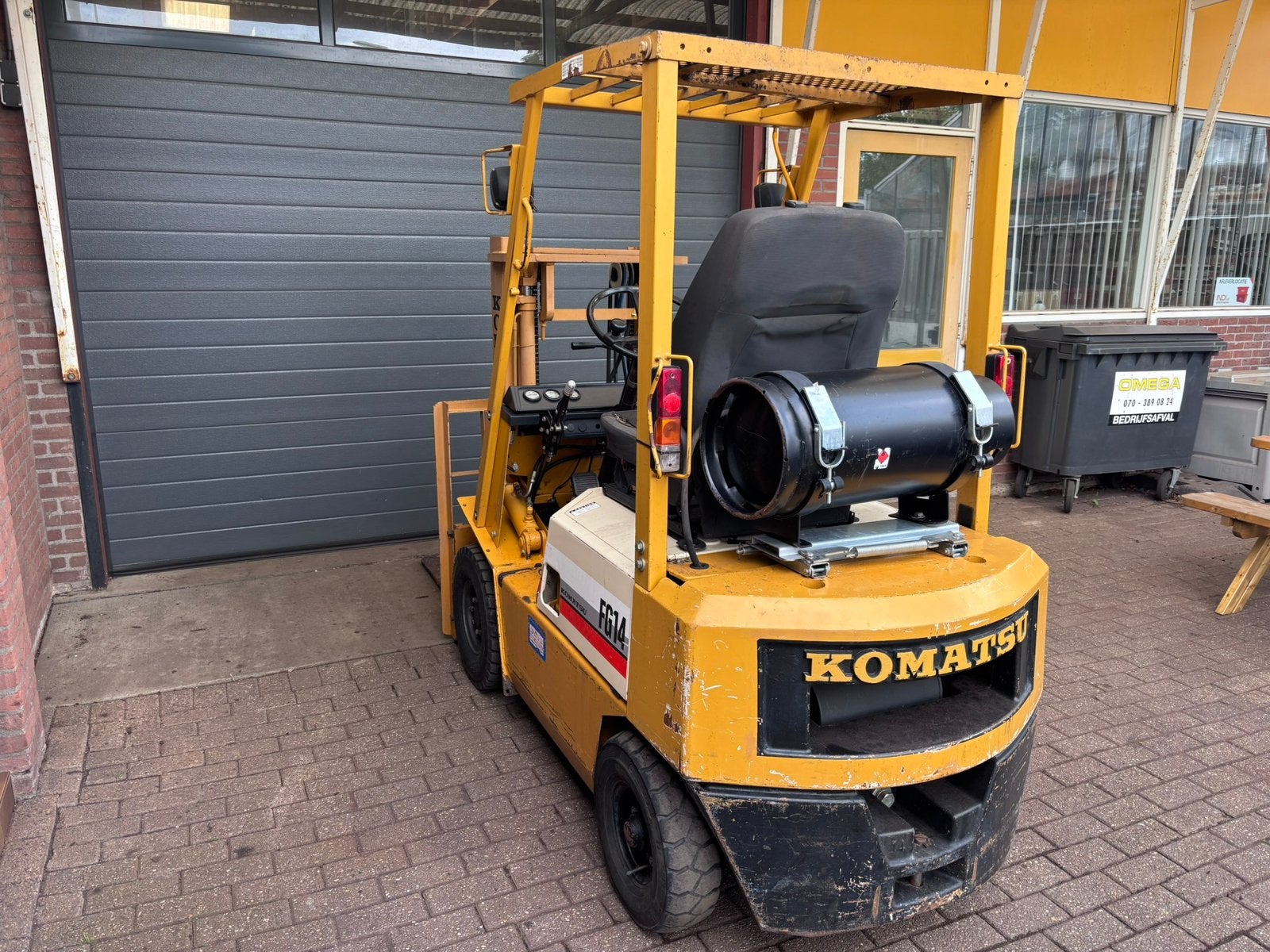 Komatsu FG14 LPG Heftruck 1400 kg – Goed werkend, Doe-het-zelf en Verbouw, Transportwagens, Gebruikt, Transportkar, 100 liter of meer