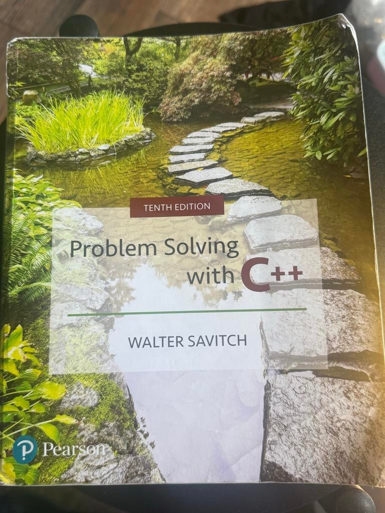 Problem Solving with C++ - Walter Savitch (10e), Boeken, Studieboeken en Cursussen, Gelezen, HBO, Beta, Ophalen of Verzenden