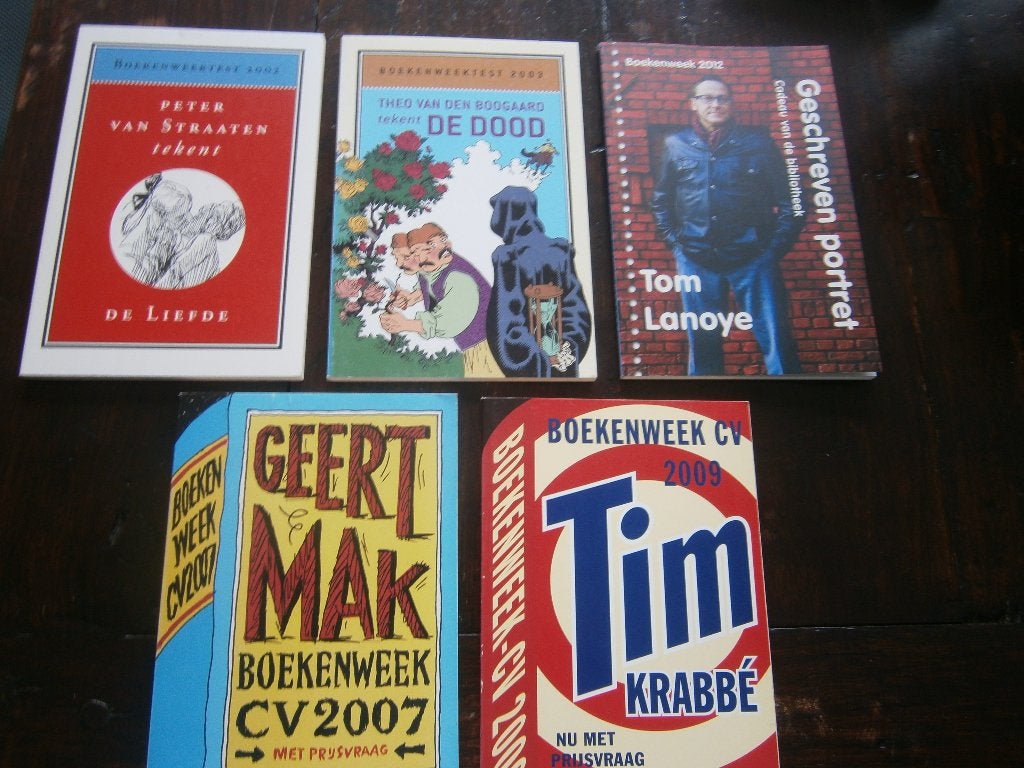 5 boekenweek uitgaven van openbare bibliotheek, Ophalen of Verzenden, Gelezen, Diverse auteurs