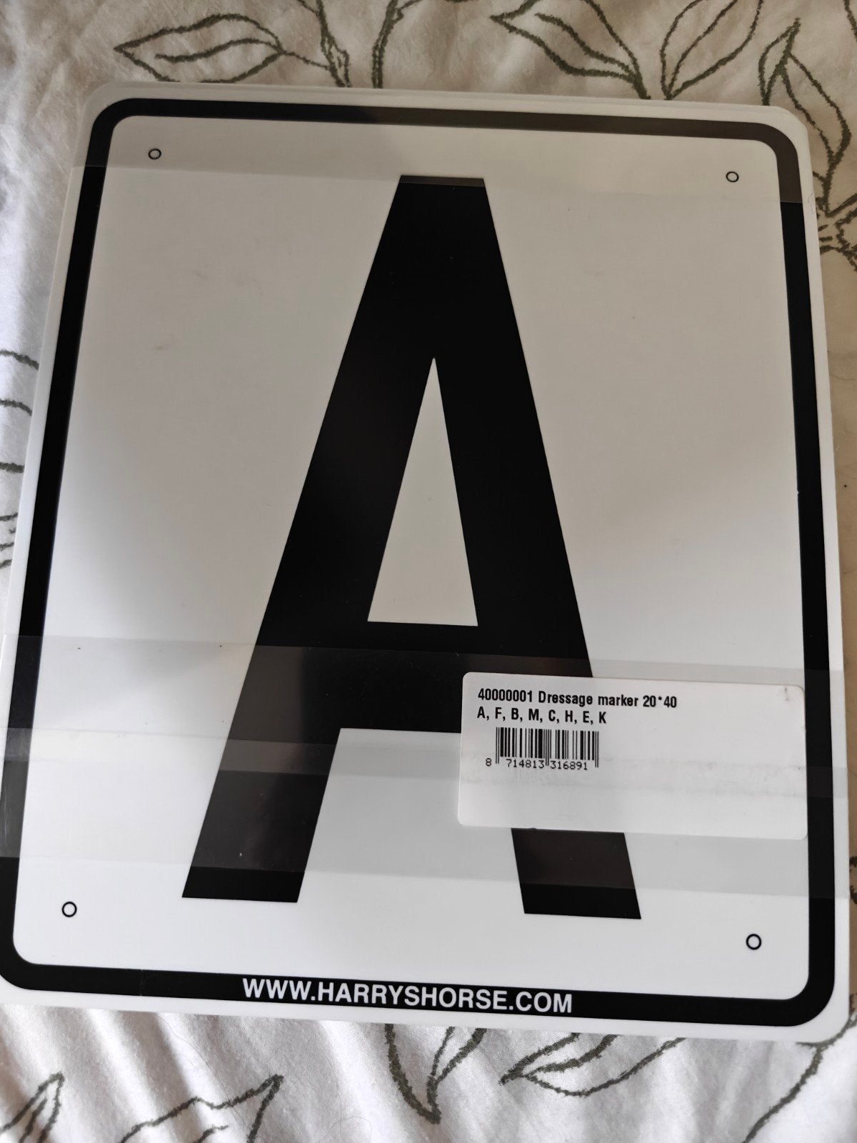 Dressage Markers A,F,B,M,C,H,E,K., Ophalen of Verzenden, Nieuw