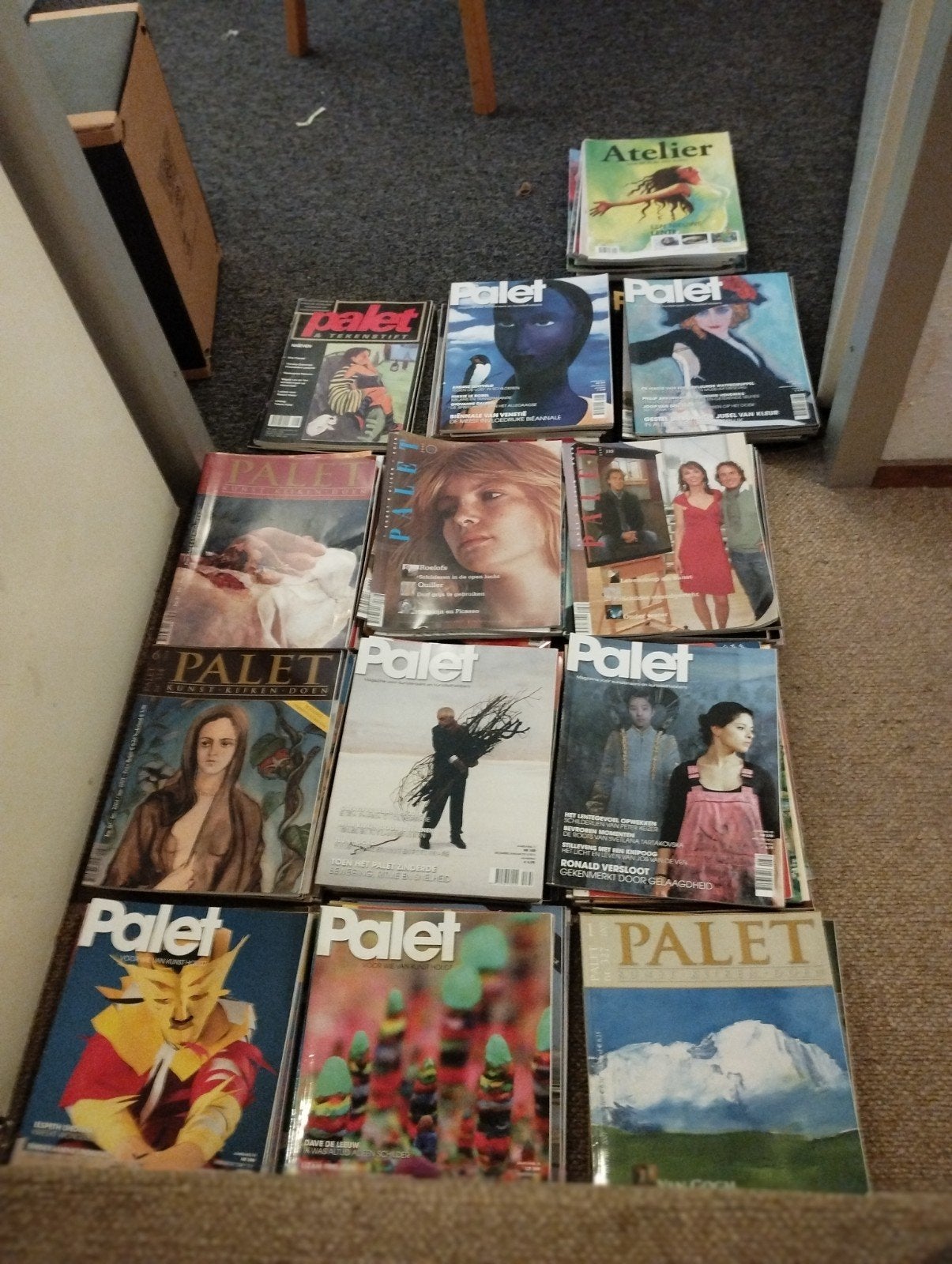 Grote collectie Palet en Atelier tijdschriften, Ophalen, Gelezen, Overige typen