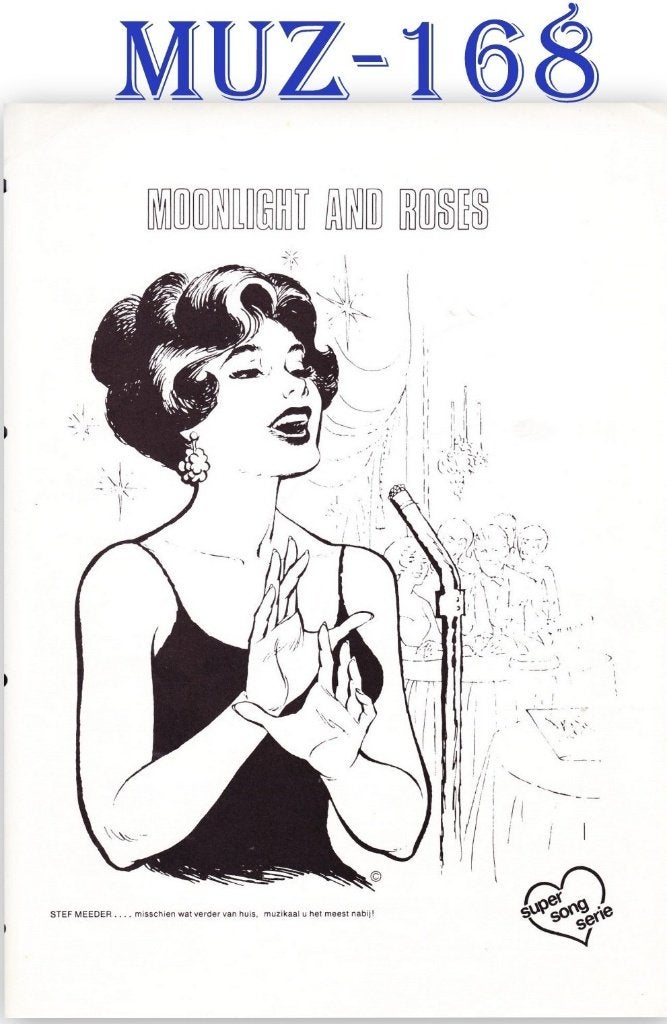 MUZ168 Bladmuziek - Moonlight and Roses, Muziek en Instrumenten, Ophalen of Verzenden, Zo goed als nieuw, Artiest of Componist