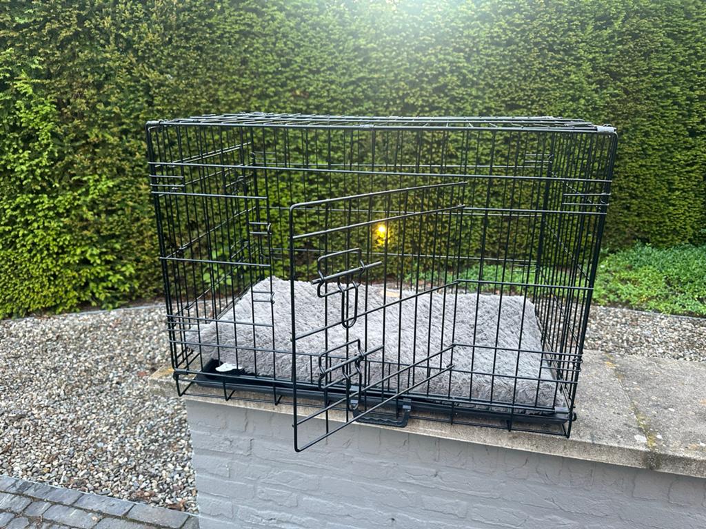 Hondenbench, Dieren en Toebehoren, Hondenhokken, Ophalen, Zo goed als nieuw, 75 tot 110 cm, Minder dan 65 cm