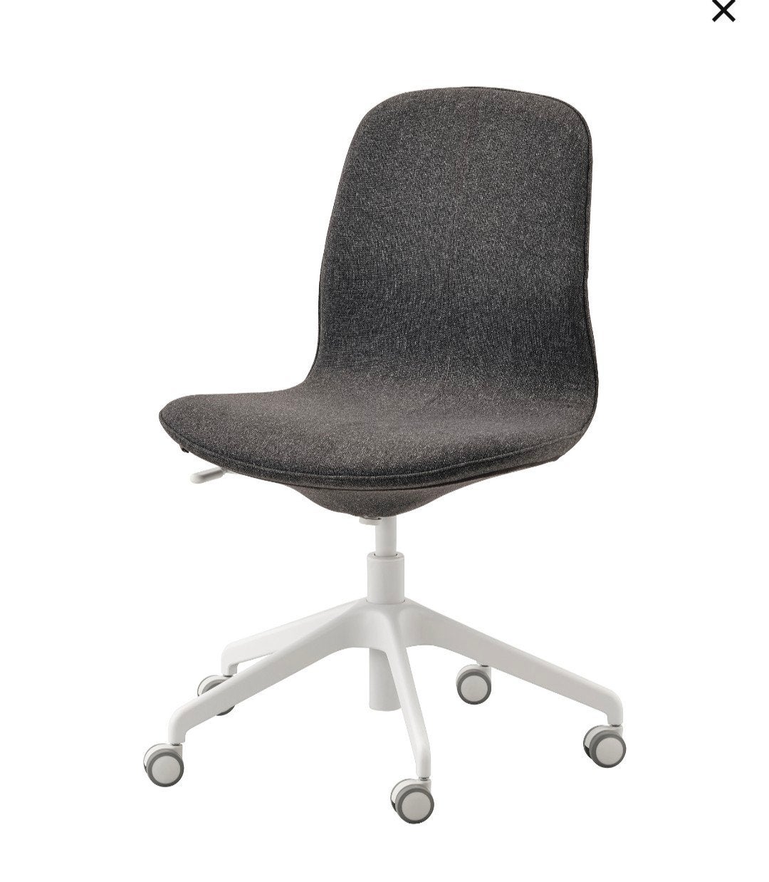 Ikea Langfjall Bureaustoel/vergaderstoel - Donkergrijs, Ophalen, Gebruikt, Grijs, Bureaustoel