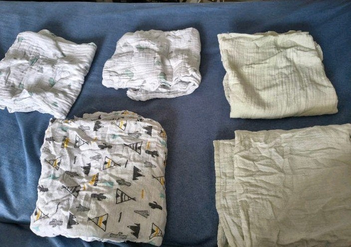 XXL Luierdoeken / Hydrofiele doeken - Set van 5, Ophalen