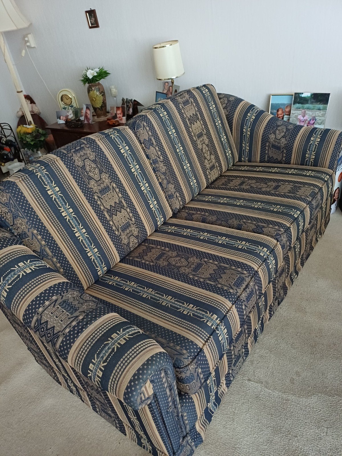 3 zits bank uit oma's huis, onbeschadigd, Huis en Inrichting, Ophalen, Minder dan 75 cm, 150 tot 200 cm, Driepersoons
