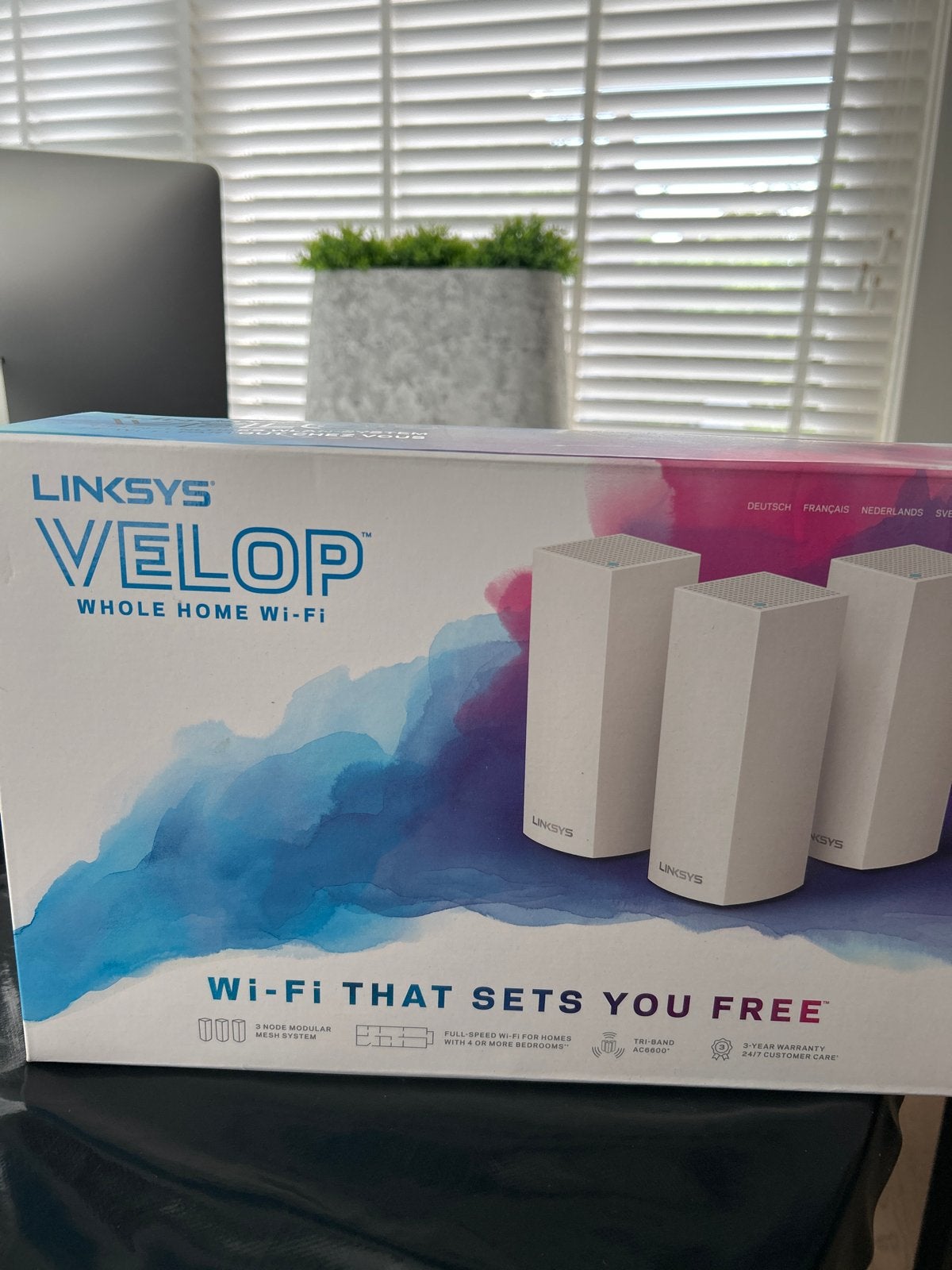 Linksys Velop Whole Home Wi-Fi Mesh Systeem (3 nodes), Ophalen of Verzenden, Zo goed als nieuw, Router