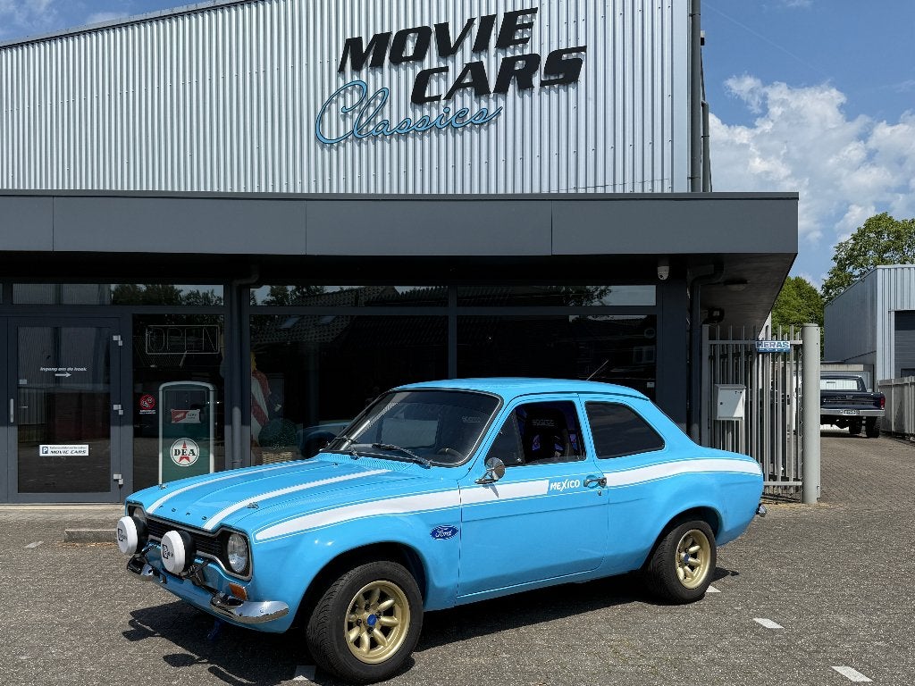 Ford Escort MK1 Mexico recreation, Mistlampen, Achterwielaandrijving, Zwart, Blauw