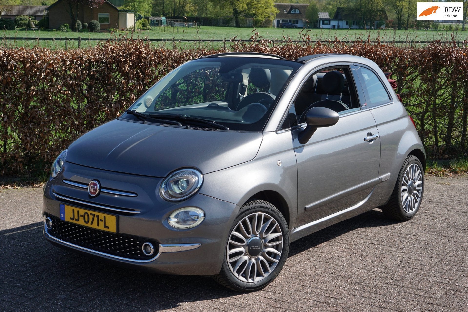 Fiat 500 C 0.9 TwinAir Turbo Lounge|Dealeronderhouden|Clima|, Stof, Gebruikt, Cabriolet, Origineel Nederlands