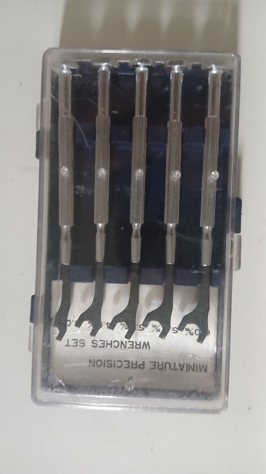 Miniatuur precisie moersleutelsets (4 stuks), Ophalen of Verzenden, Gebruikt, Sleutel/ratel, Overige merken