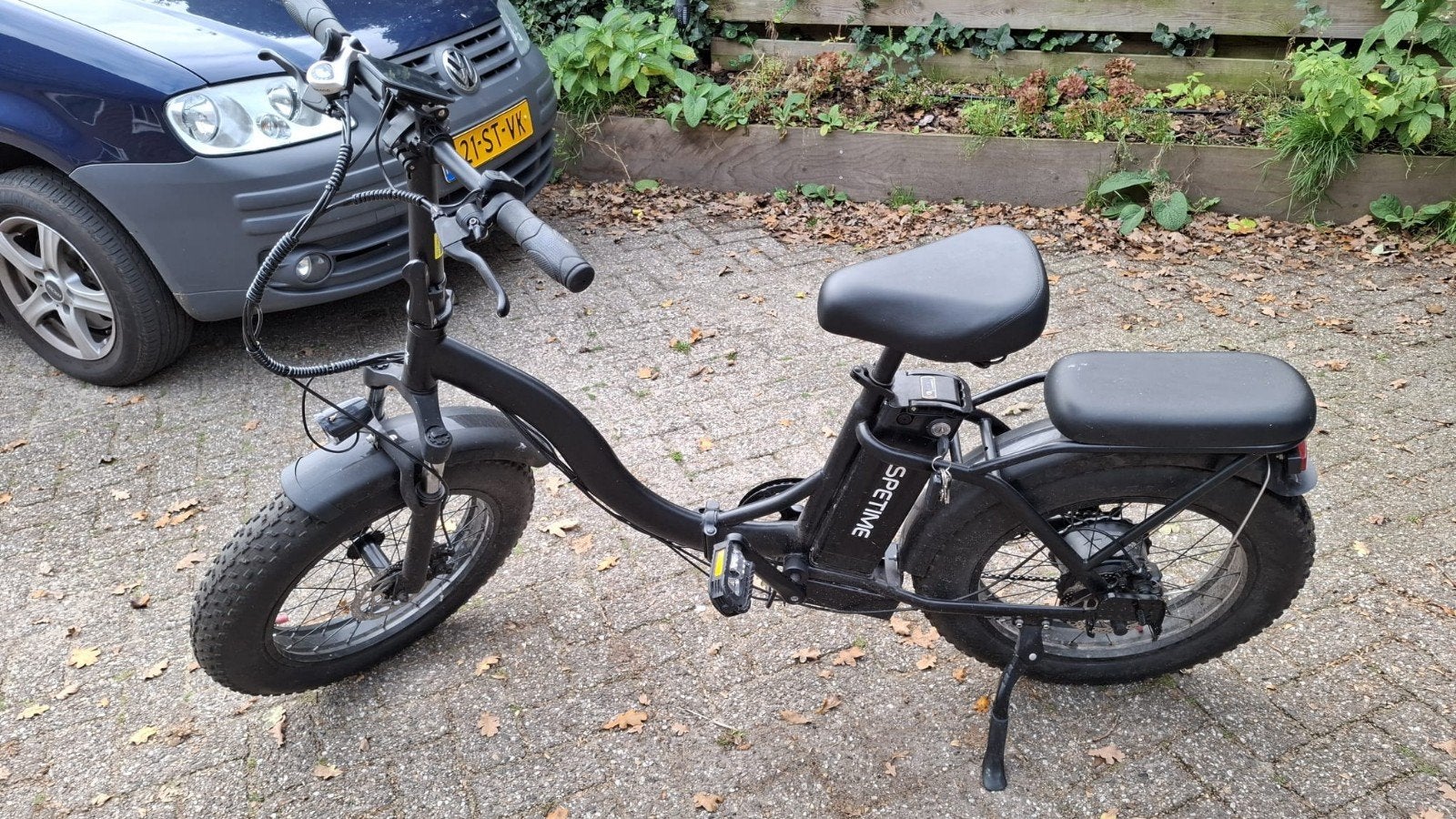 SPETIME Fatbike E-bike - Zo goed als nieuw, Fietsen en Brommers, Zo goed als nieuw, Minder dan 47 cm, 50 km per accu of meer, Ophalen
