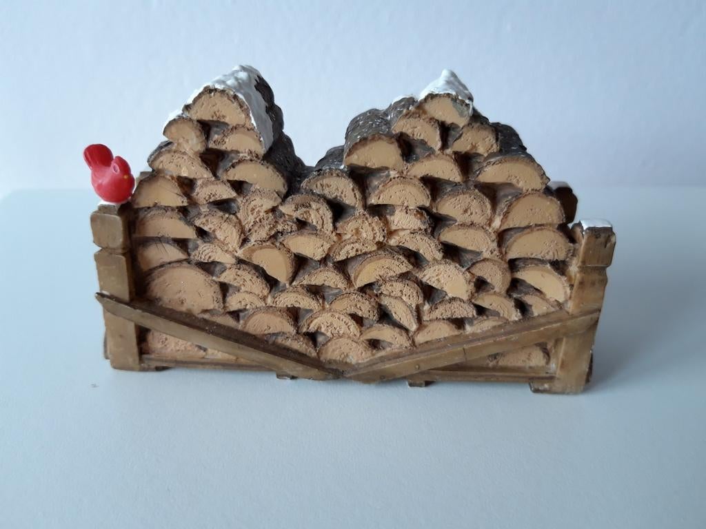 Department 56 wood log pile voor Kerstdorp, Diversen, Kerst, Ophalen of Verzenden