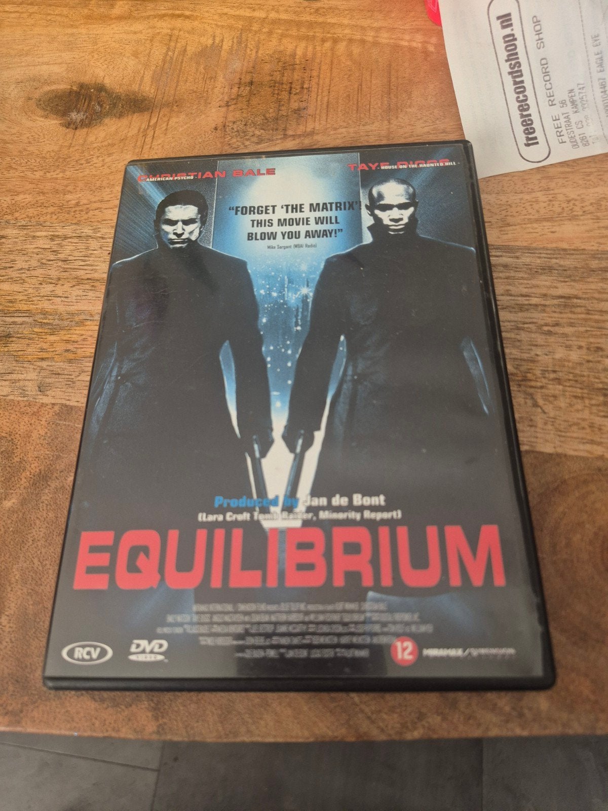 Equilibrium DVD - Actiethriller met Christian Bale, Ophalen of Verzenden
