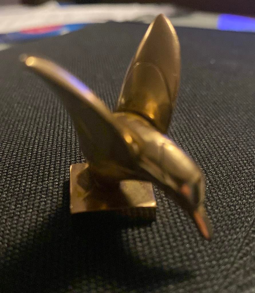 BRONZEN GOLF EAGLE  BEELDJE / VOGELTJE, Ophalen, Nieuw, Kleding