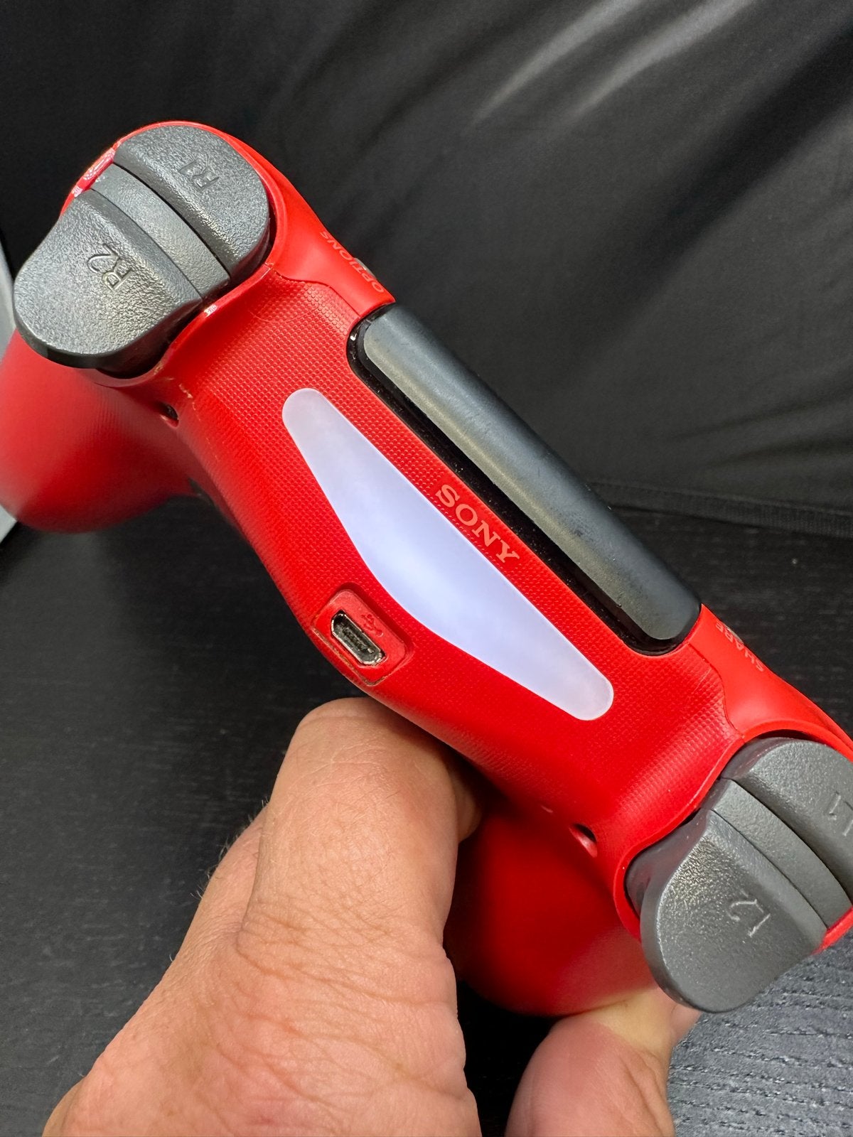 Rode Sony PlayStation 4 Controller - Zo goed als nieuw, D, Verzenden, Zo goed als nieuw, D