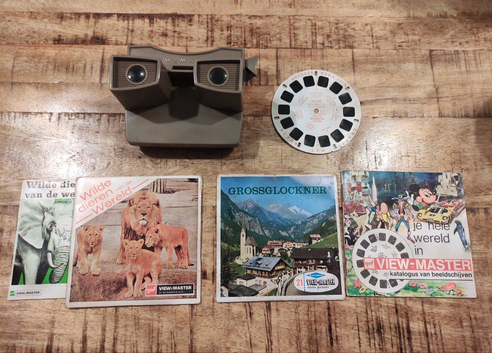 Complete View-Master set + 3D schijven & boekjes, Antiek en Kunst, Ophalen of Verzenden