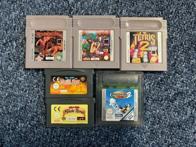 Nintendo Gameboy games, Spelcomputers en Games, Games | Nintendo Game Boy, Avontuur en Actie, 1 speler, Ophalen of Verzenden, Zo goed als nieuw