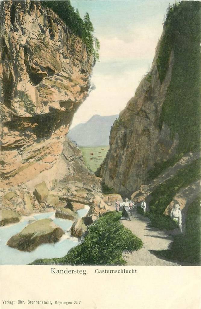 381-199-041 Kandersteg Gasternschlucht, Verzenden, Voor 1920, Overig Europa
