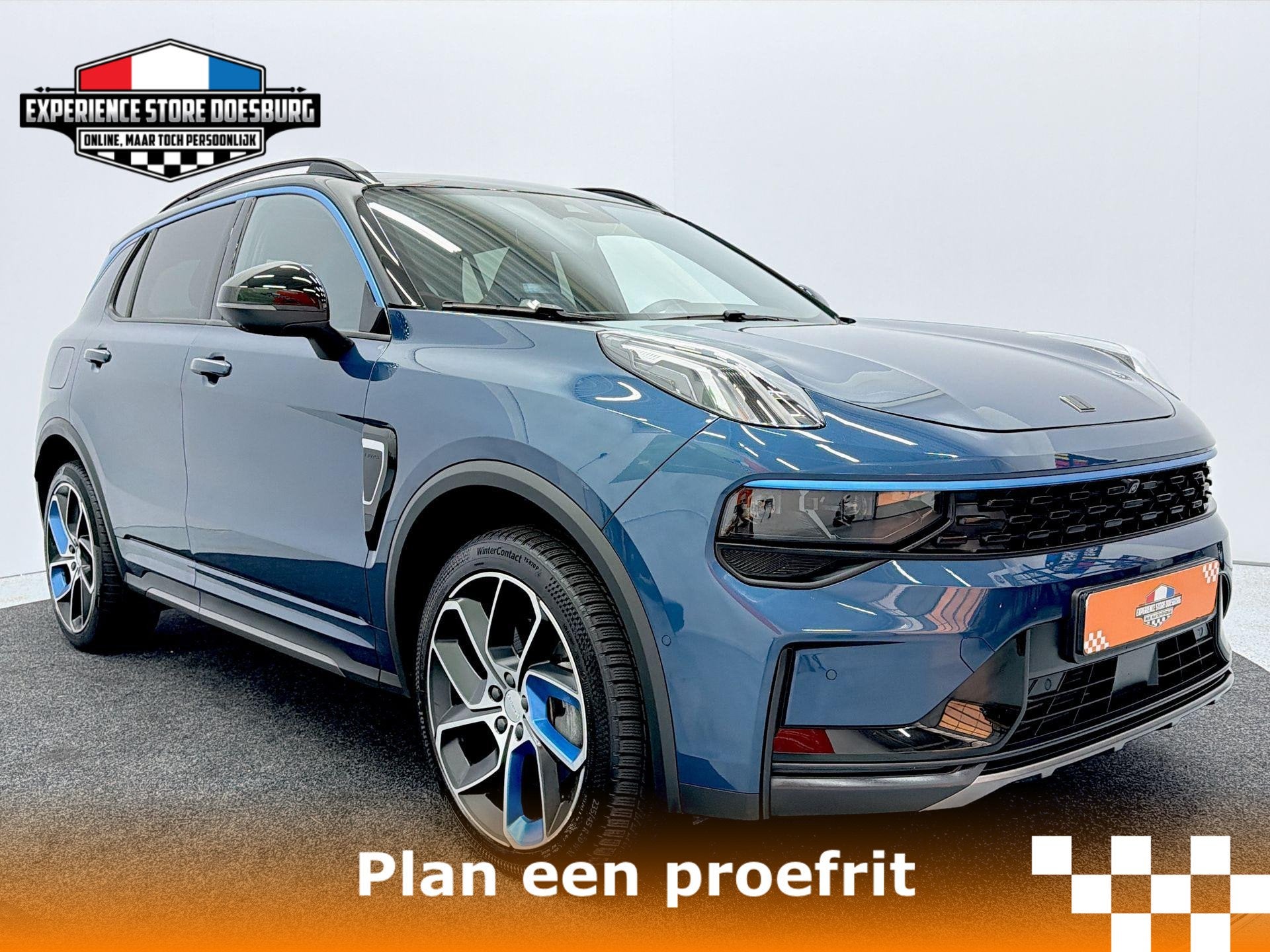 Lynk en Co 01 1.5 MY23 – Blauwe hybride in topstaat, snel