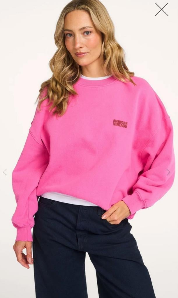 American Vintage plizzy sweater mt M valt ruim NIEUW, Verzenden, Maat 42/44 (L), Nieuw, American Vintage