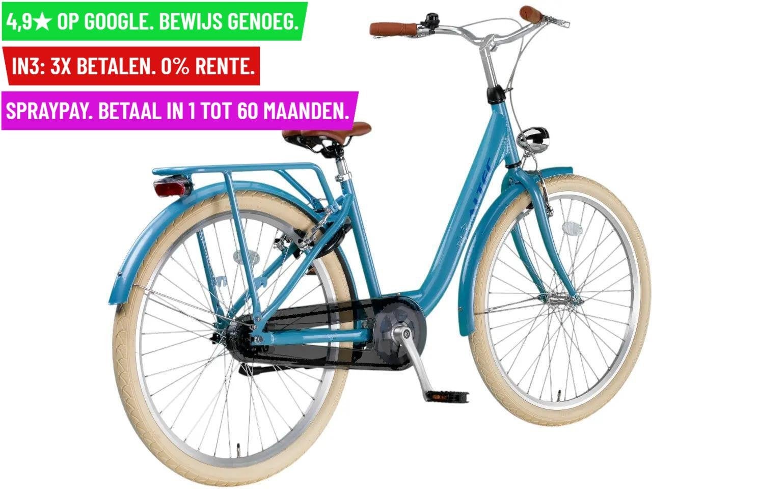+Altec Candy 26 inch Girls' Bike Sky Blue- Garantie/Levering, Overige merken, 9713 Bv Groningen, Nieuw, 56 cm of meer