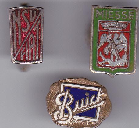 VOOROORLOGSE automerken- Miesse is belgisch.., Verzenden, Gebruikt, Transport, Speldje of Pin
