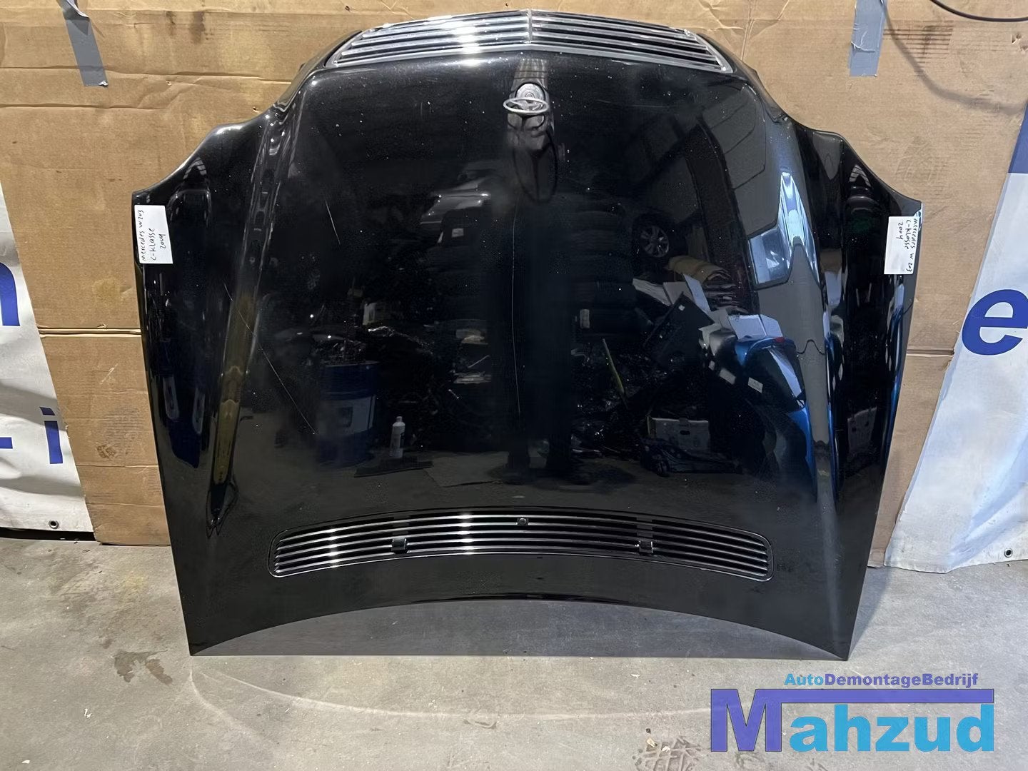 MERCEDES C-KLASSE W203 Zwart motorkap 2000-2007, Auto-onderdelen, Gebruikt, Mercedes-Benz AG, Mercedes-Benz, Ophalen of Verzenden