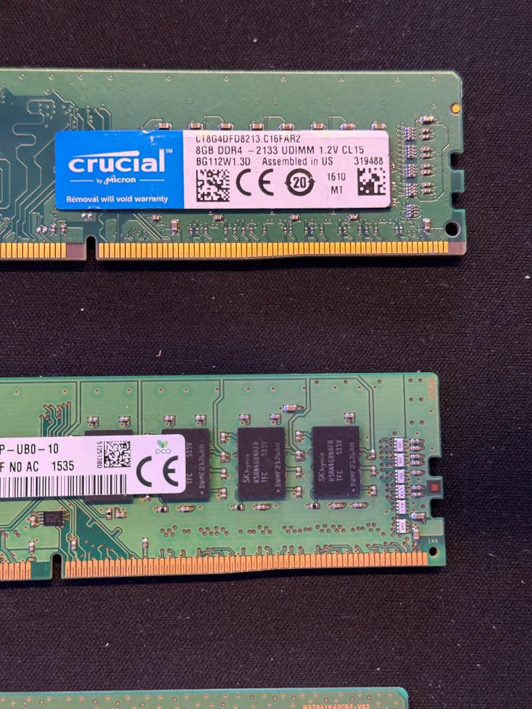 3x 8GB DDR4 PC RAM, Computers en Software, RAM geheugen, DDR4, Ophalen of Verzenden, Zo goed als nieuw, Desktop