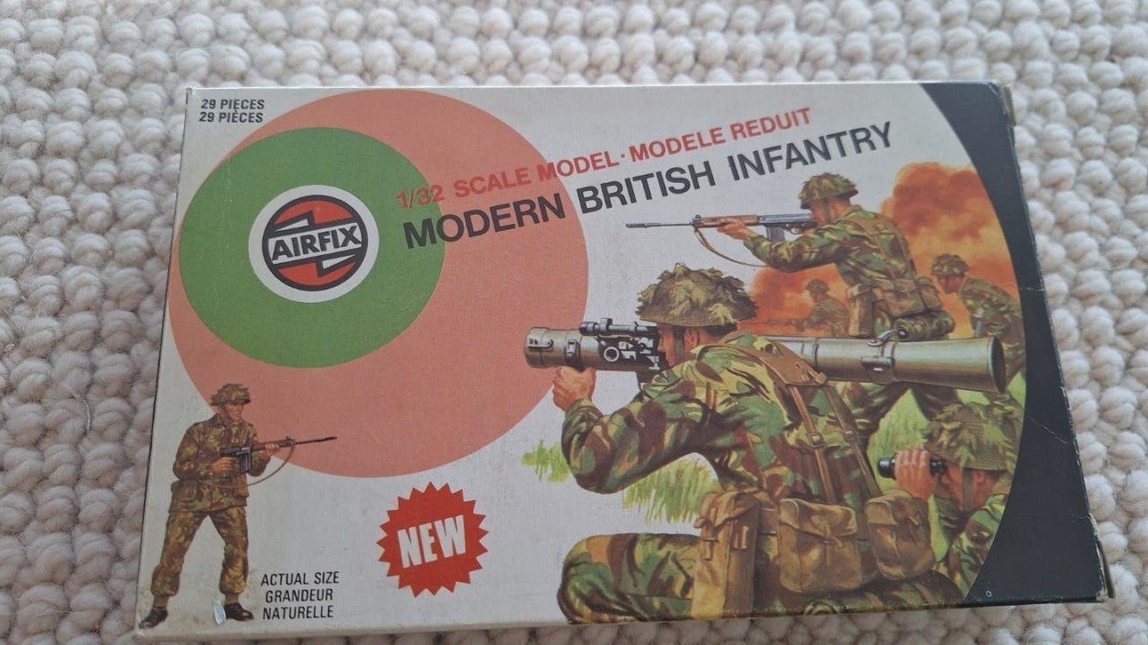 Airfix Modern British Infantry 1/32 schaal model, Ophalen of Verzenden, Zo goed als nieuw