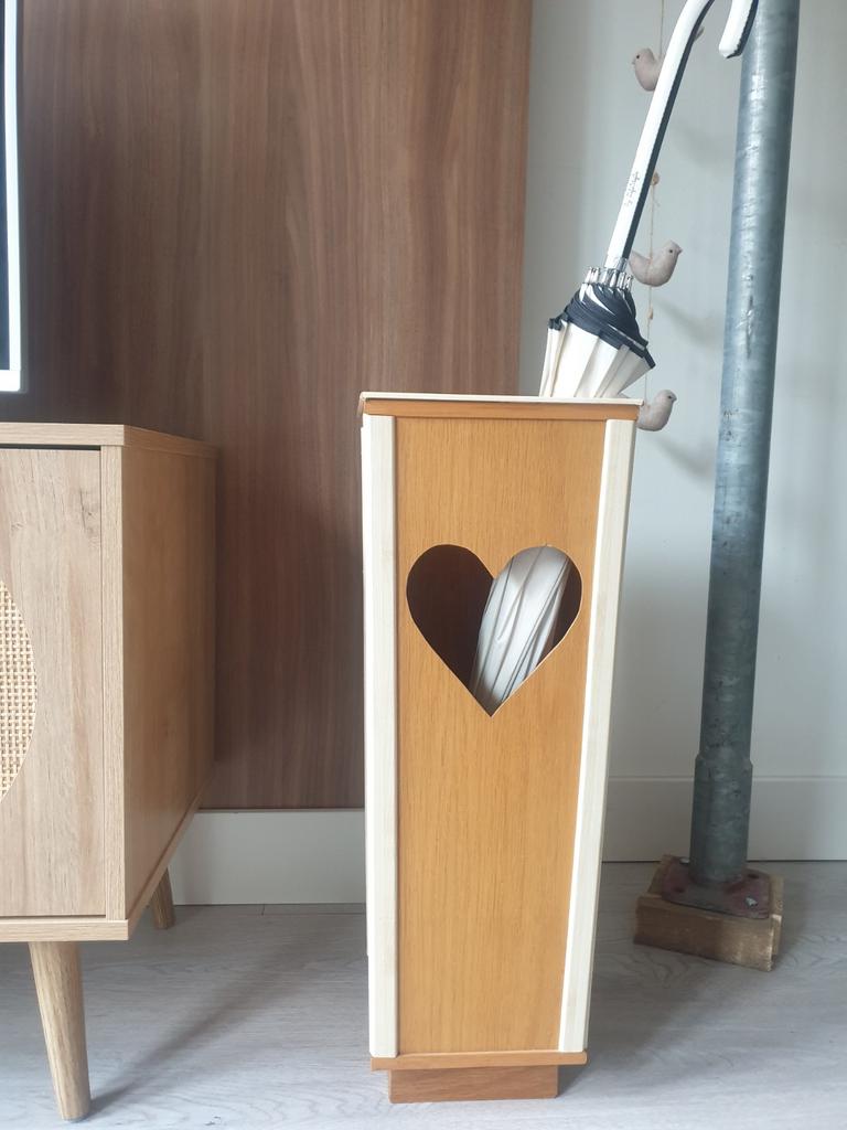 Vintage paraplubak hout, Huis en Inrichting, Ophalen, Hout