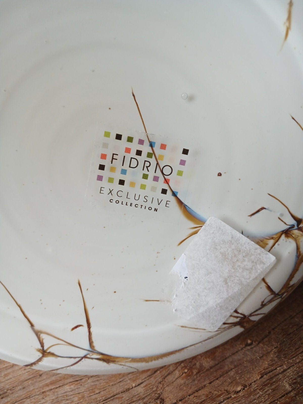 setje van Fidrio glas Exclusive collection, Ophalen, Handgemaakt, Meerkleurig, Glas