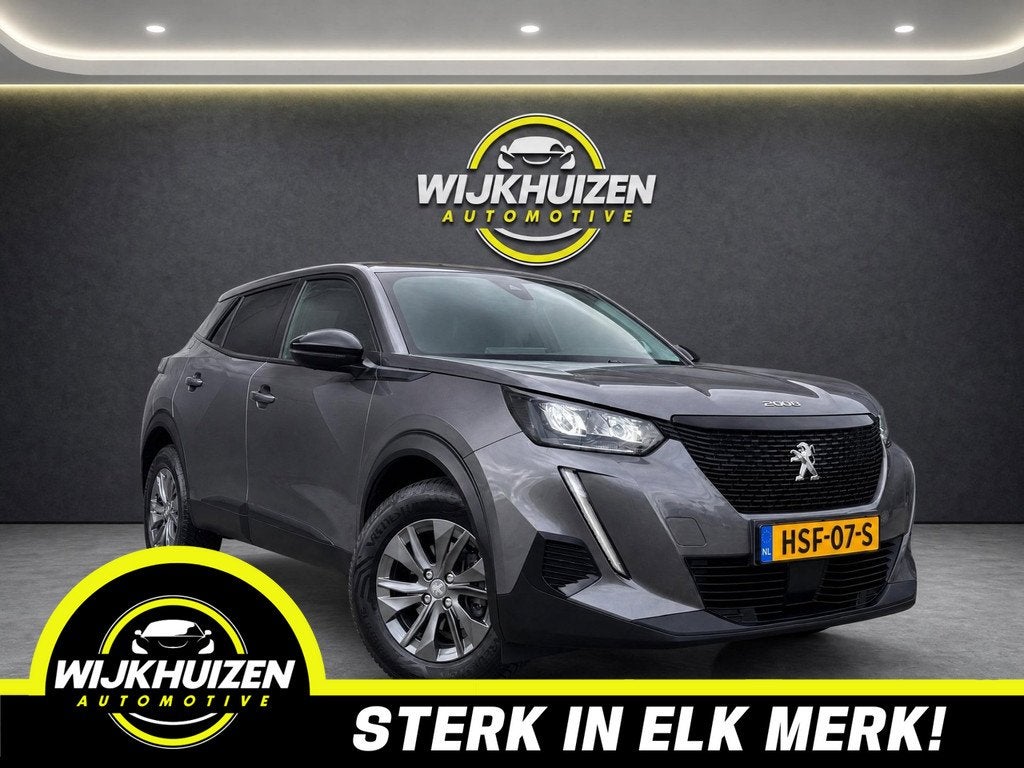 Peugeot 2008 1.2 PureTech Allure Automaat met Climate ! Appl, Auto's, Peugeot, Gebruikt, 1199 cc, Leder en Stof, Origineel Nederlands