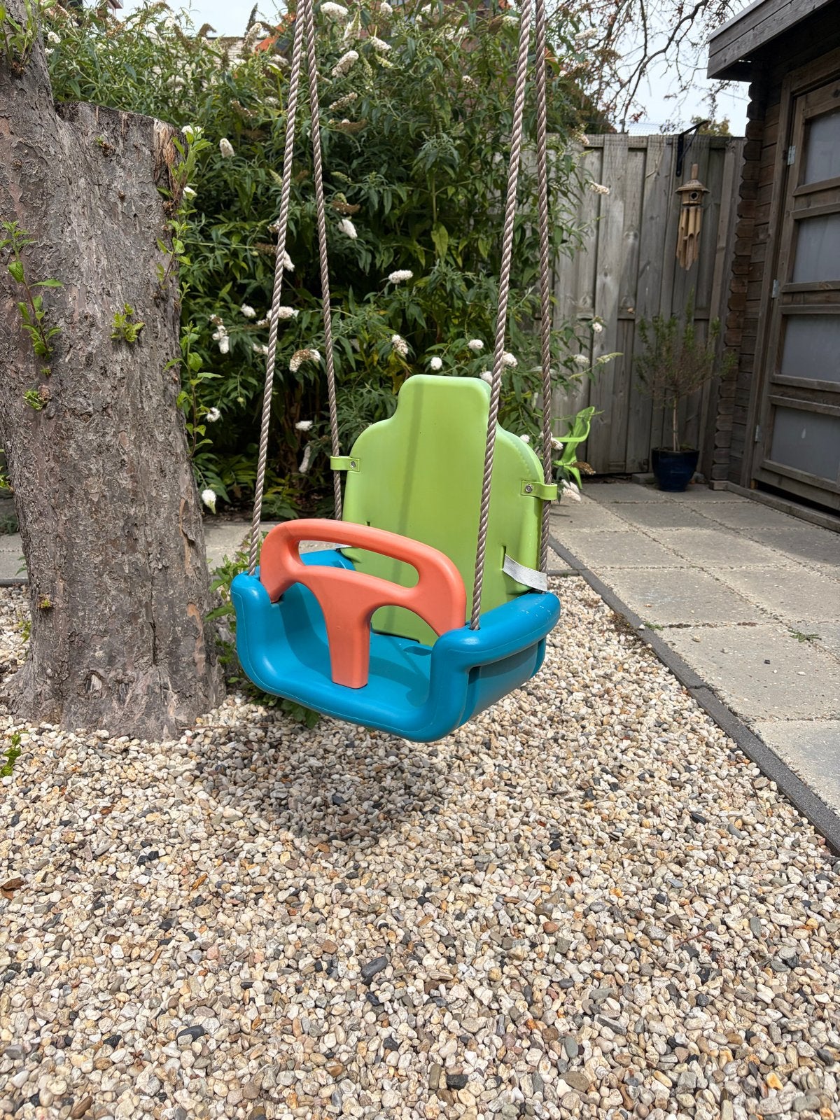Kleurrijke babyschommel voor buiten, Ophalen, Gebruikt, Schommel