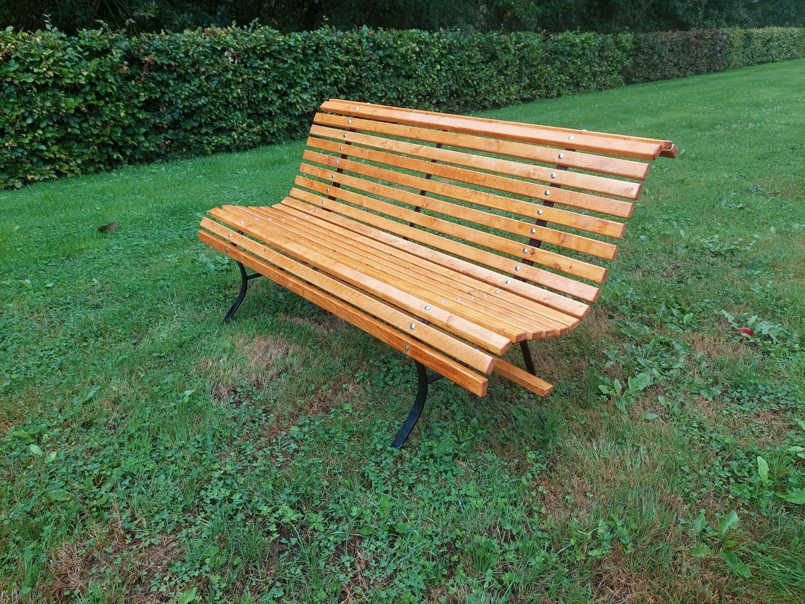Prachtig opgeknapte parkbank / tuinbank, Tuin en Terras, Ophalen, Zo goed als nieuw, Hout