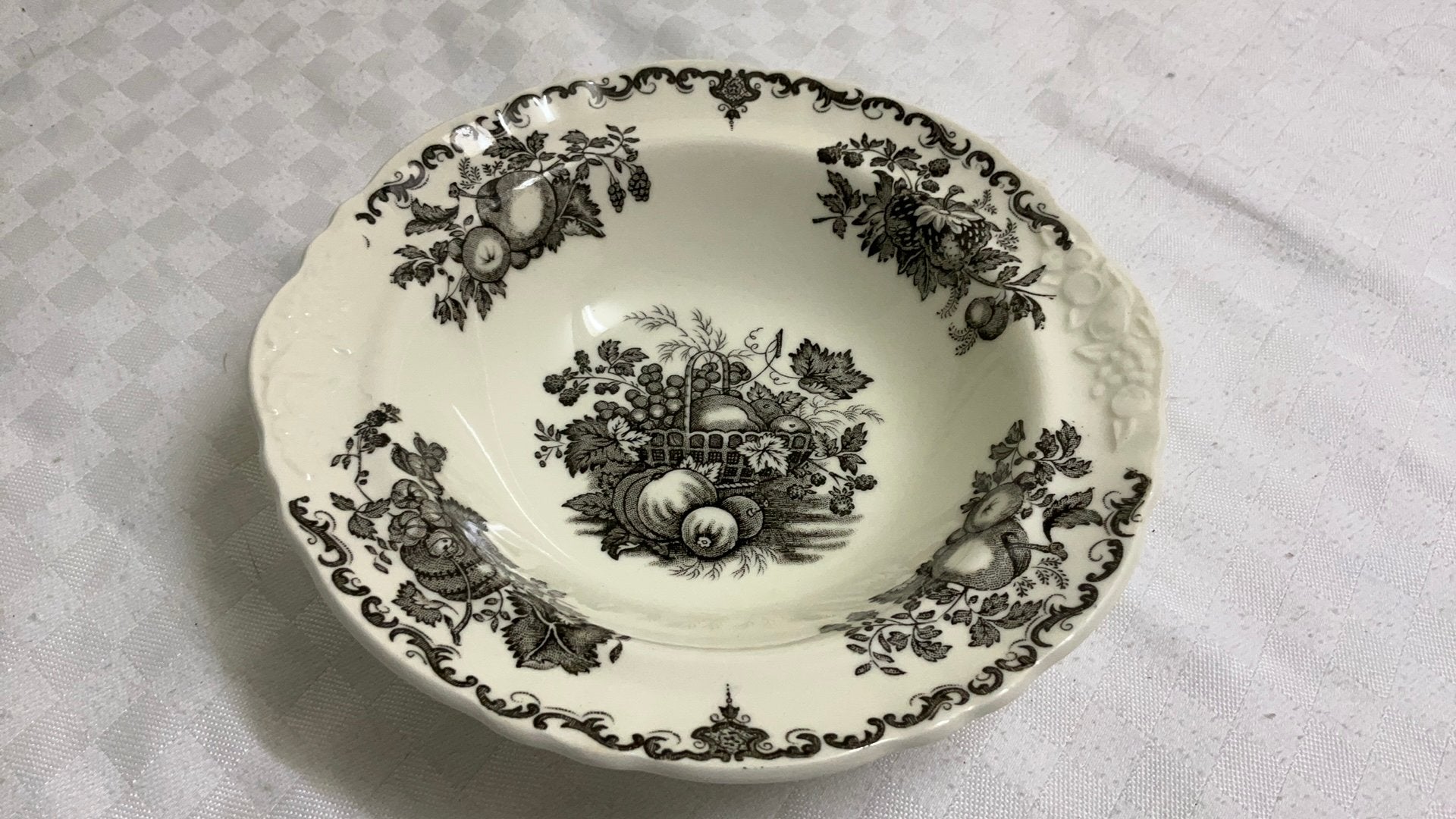 Mason’s fruit basket schaaltje, Ophalen of Verzenden, Zo goed als nieuw, Zilver, Overige materialen
