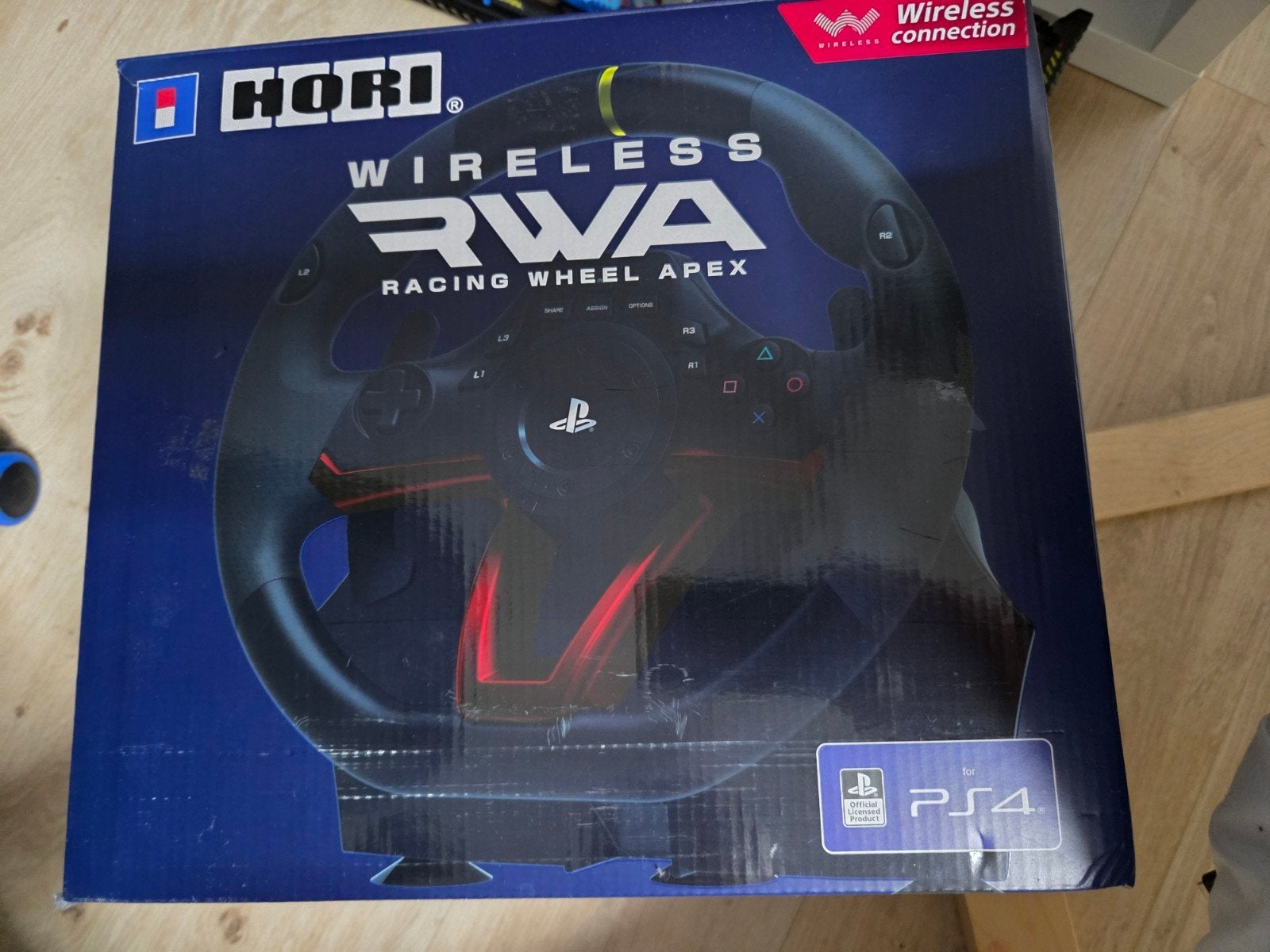 Hori Racing Wheel Apex voor PS4/PS5 met pedalen, PlayStation 4, Ophalen of Verzenden, Zo goed als nieuw, Stuur of Pedalen